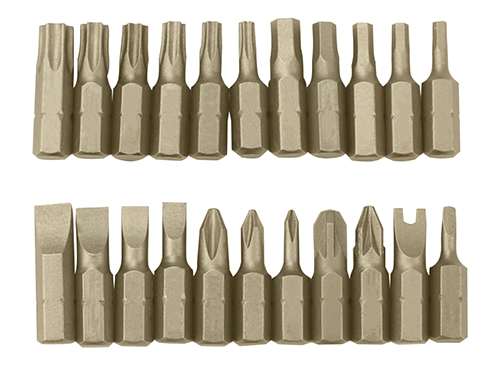 Non Sparking Slotted Screwdriver Bits