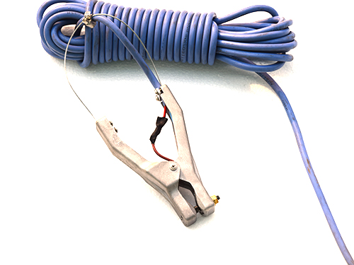 Static Ground Clamp With Straight Line