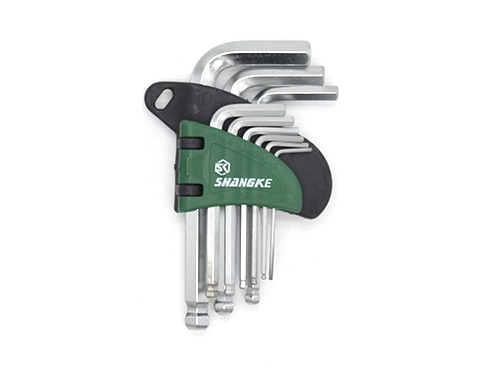Hex Key With Ball Wrench  Set 9pcs